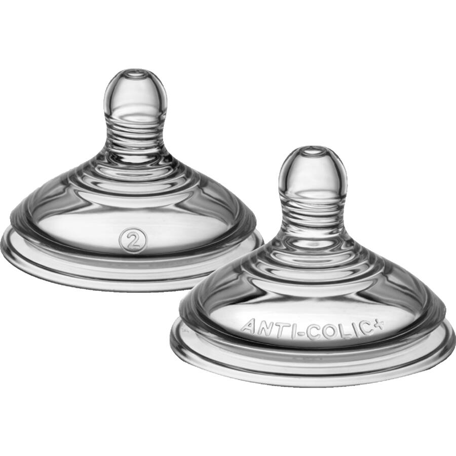 Tommee Tippee Advanced Baby Teat Anti Colic Medium Flow - 2 pack