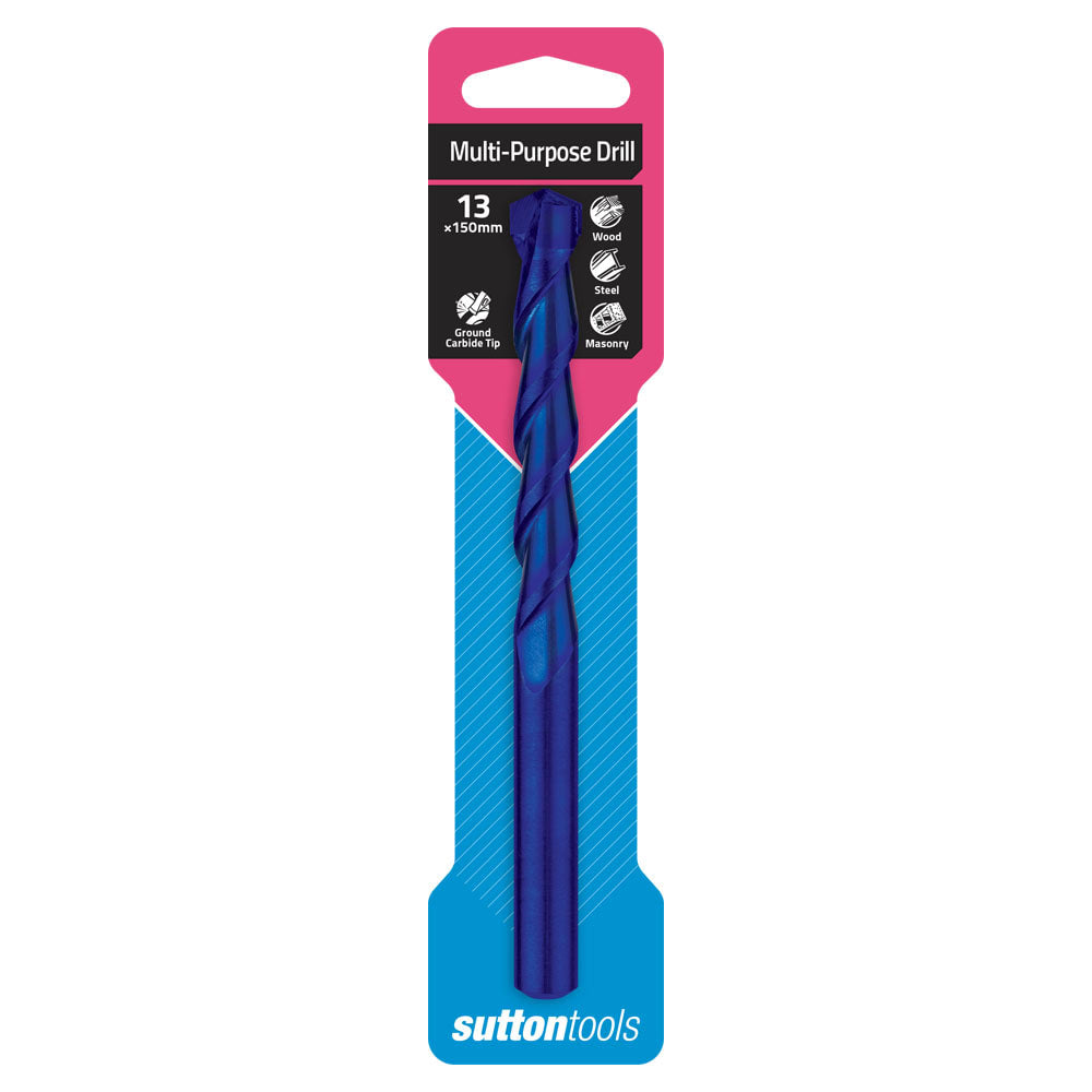 Sutton Multi-Purpose Drills - Standard Length 13 x 150mm