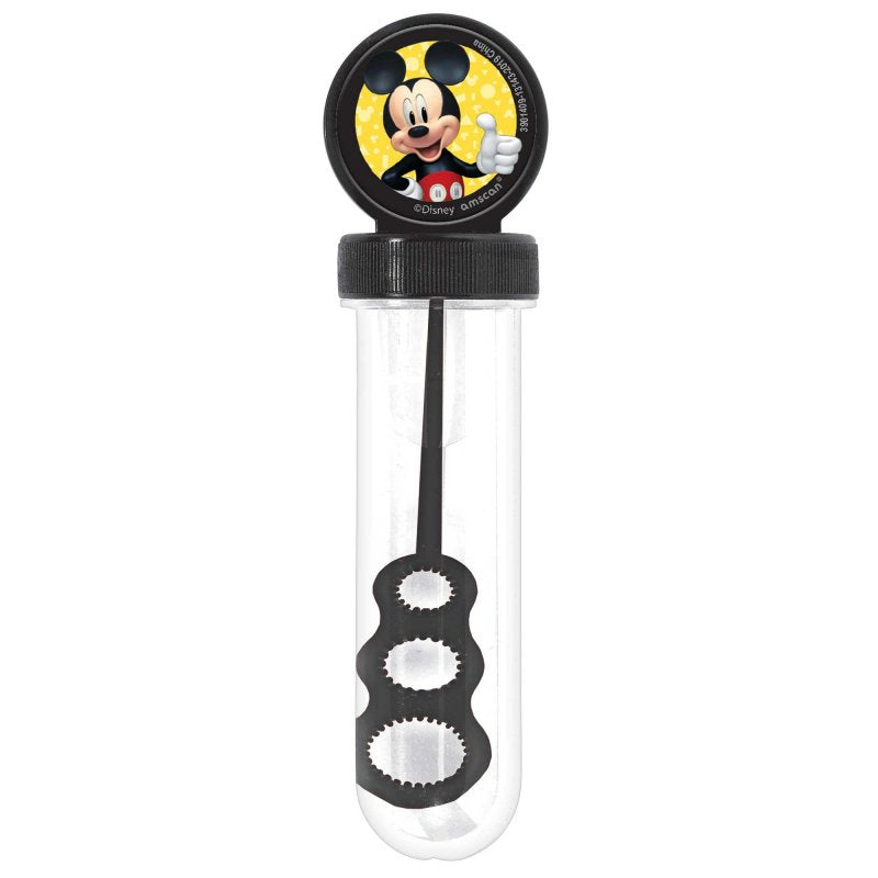 Mickey Mouse bubble tubes, 29ml, pack of 4, perfect for party favors and celebrations.