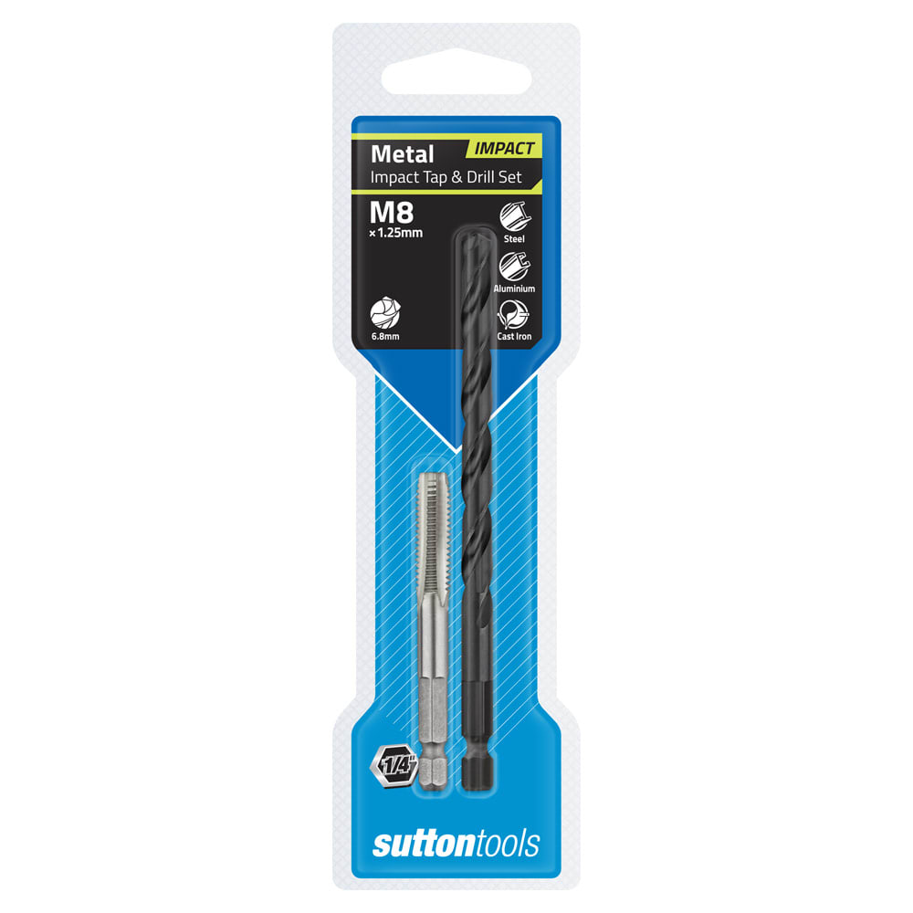 Sutton Impact Tap & Drill Set M8 x 1.25mm