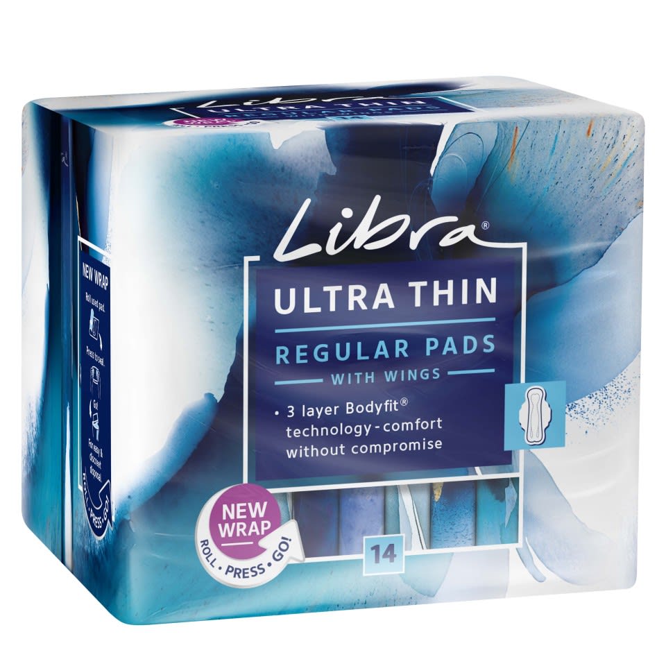 Libra Ultrathin Pad Regular Wings 6 x 14pk (Carton)
