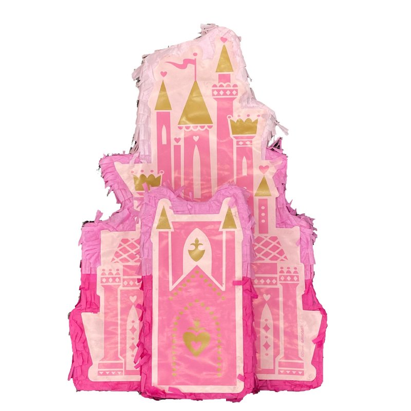 3D Disney Princess piñata measuring 42x30x18cm, ideal for themed parties and celebrations.