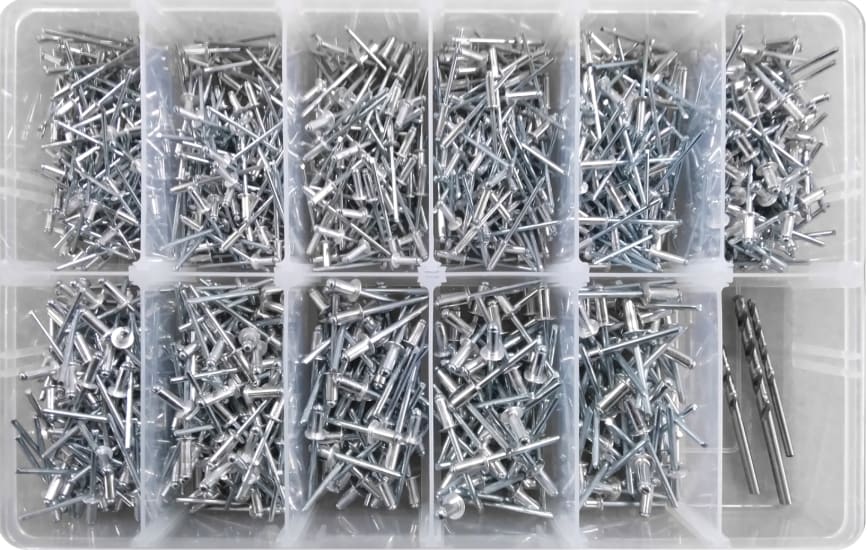 Rivet Assortment Kit-900 piece (Kit)