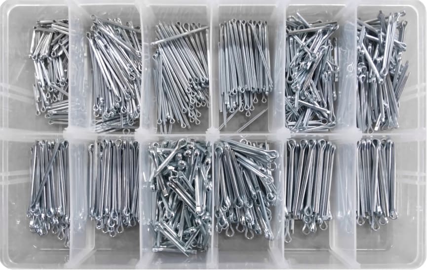 Split Pin Zinc Plated Kit-800 piece (Kit)