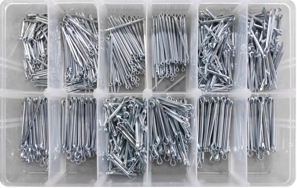Split Pin Zinc Plated Kit 800 piece