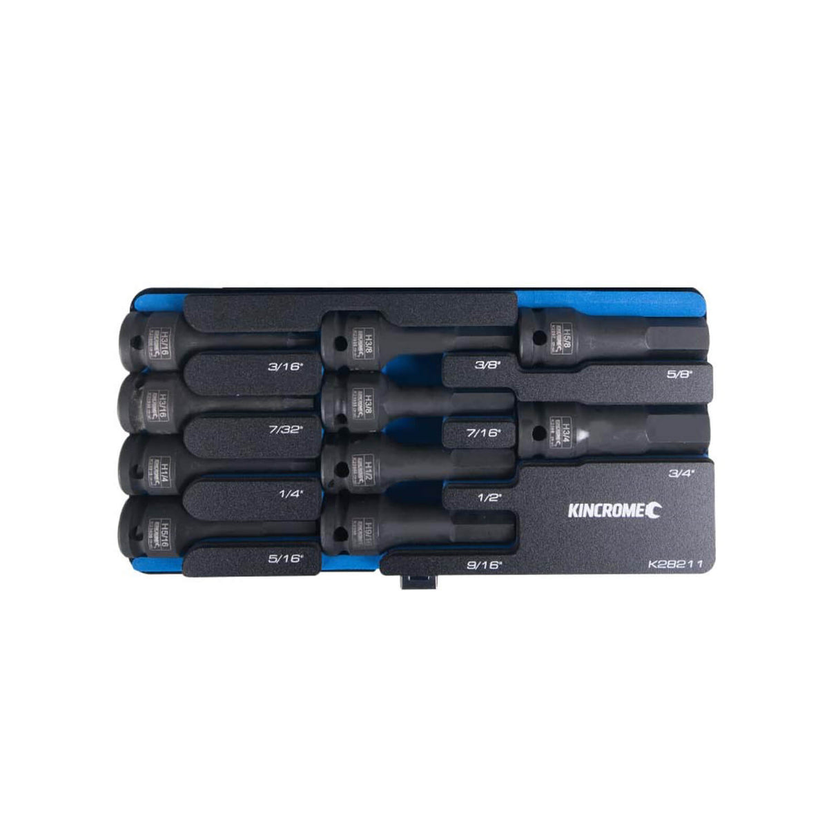 Kincrome 10 Piece Hex Impact Socket Set - A/F-1/2" Drive (Each)