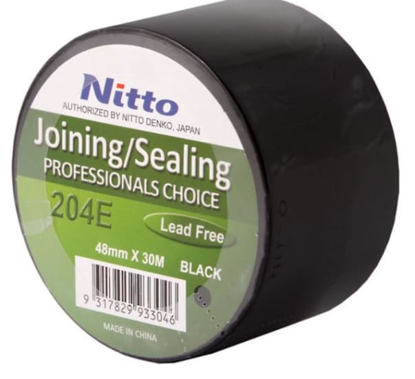 Nitto 0204 PVC Insulation Tape Black-48mmx30m-1-Each