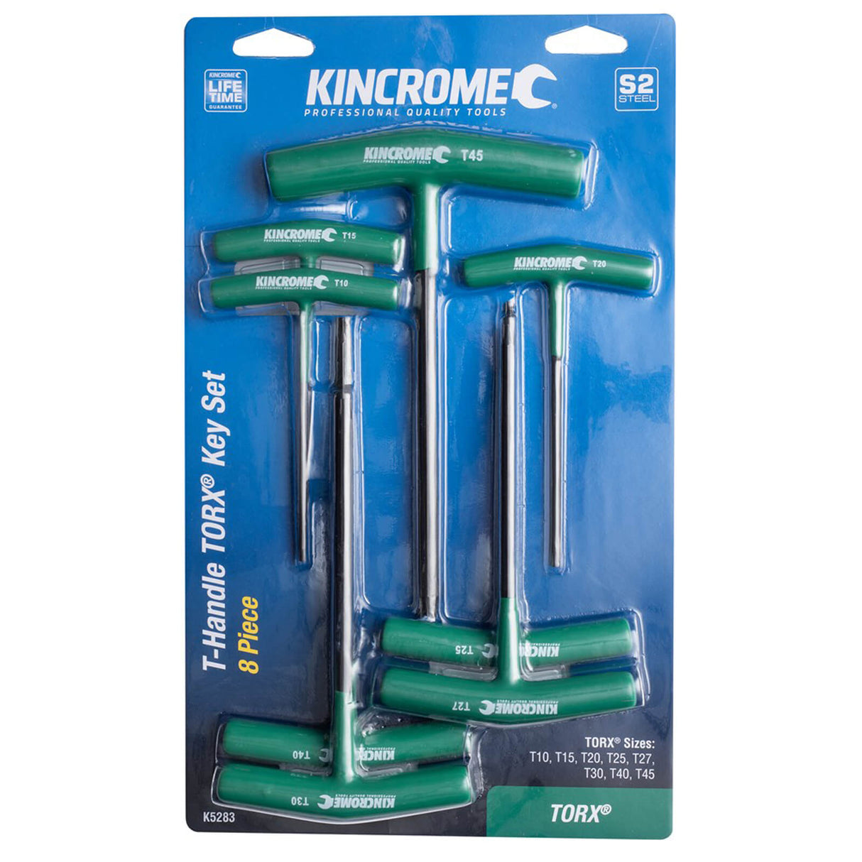 Kincrome 8 Piece T-Handle TORX Key Set