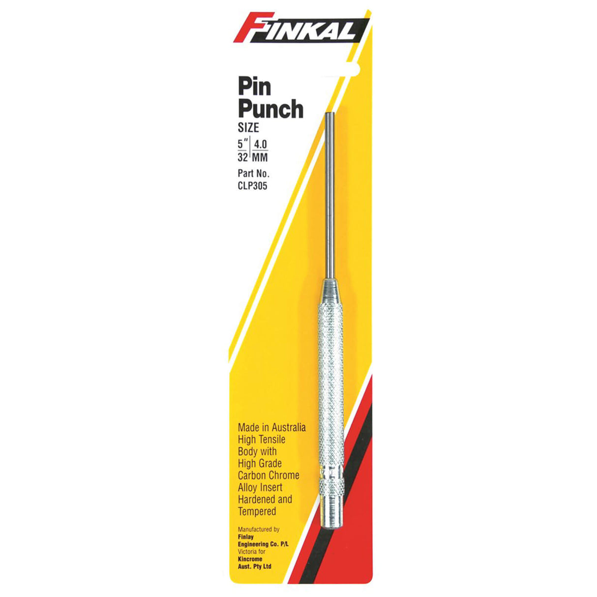 Kincrome Long Series Pin Punch 4mm