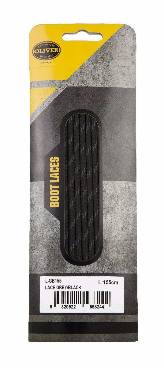 Oliver Shoes Laces Grey/Black 155cm