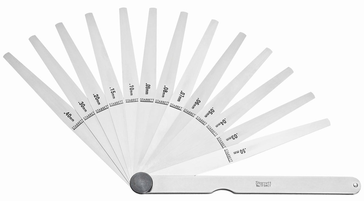 Starrett Thickness Gauge - Long Metric 173MCT
