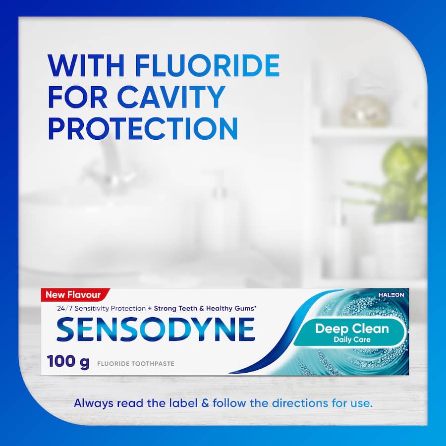 Sensodyne Toothpaste Sensitivity + Deep Clean 100g