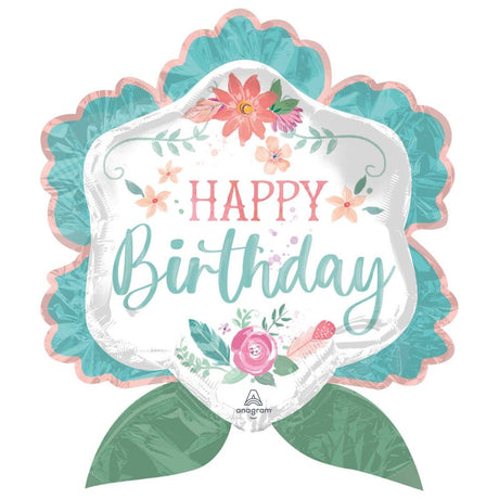 Vibrant 73cm Free Spirit foil balloon, perfect for celebrations, self-sealing and stylish for any occasion.