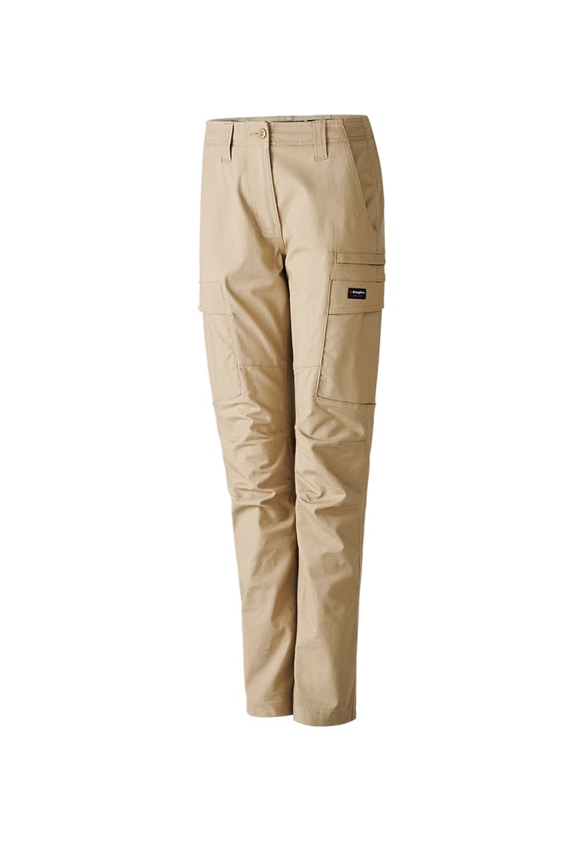 KingGee, Women's Workcool Pro Pant, K43012 Straight fit - Khaki - 12