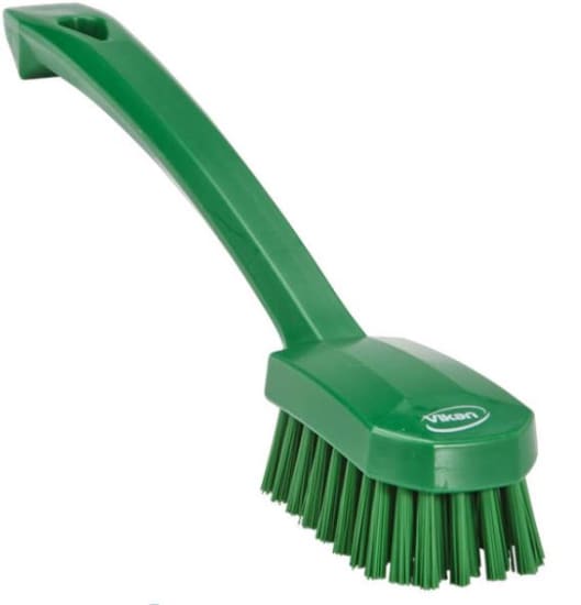Vikan Utility Brush Medium Bristle Green-260mm-Each