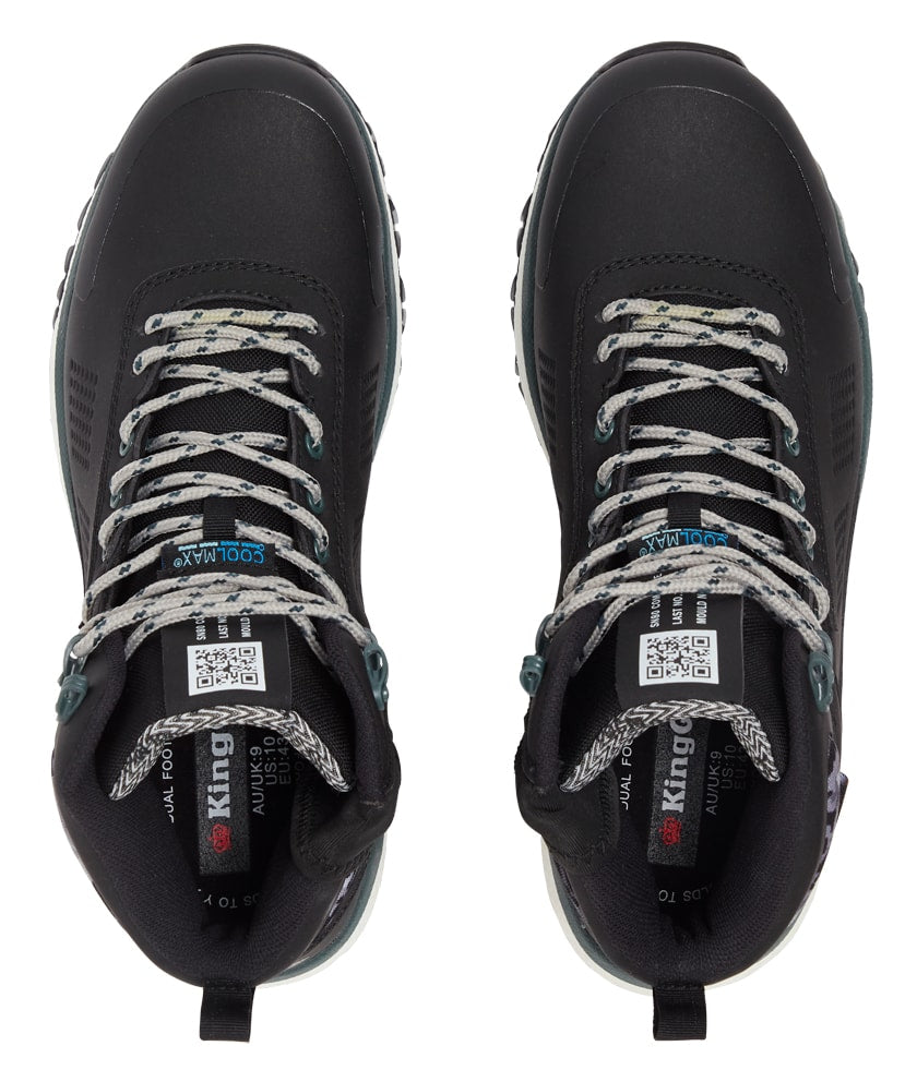 KingGee Terra Firma Work Boot Black/ Forest Green - Black/Forest - Size: 9