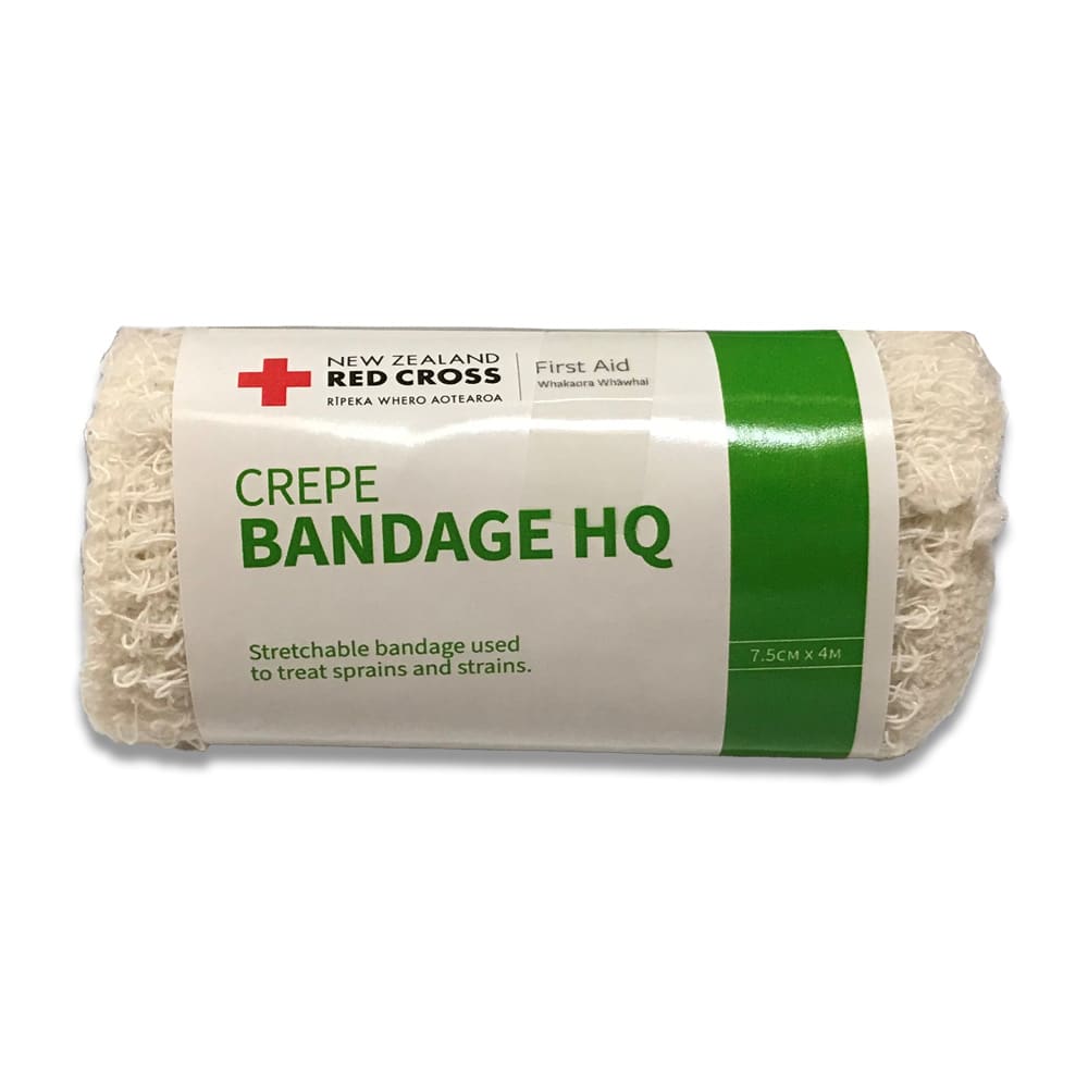 Red Cross Crepe Bandage 7.5cm x 4m