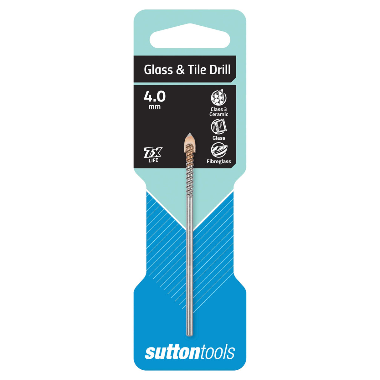 Sutton Glass & Tile Drill 4.0mm (Each)