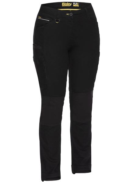 Bisley, Women's FLX & MOVE Cargo Pant, BPL6044 (Pair) - Black - Size: 22