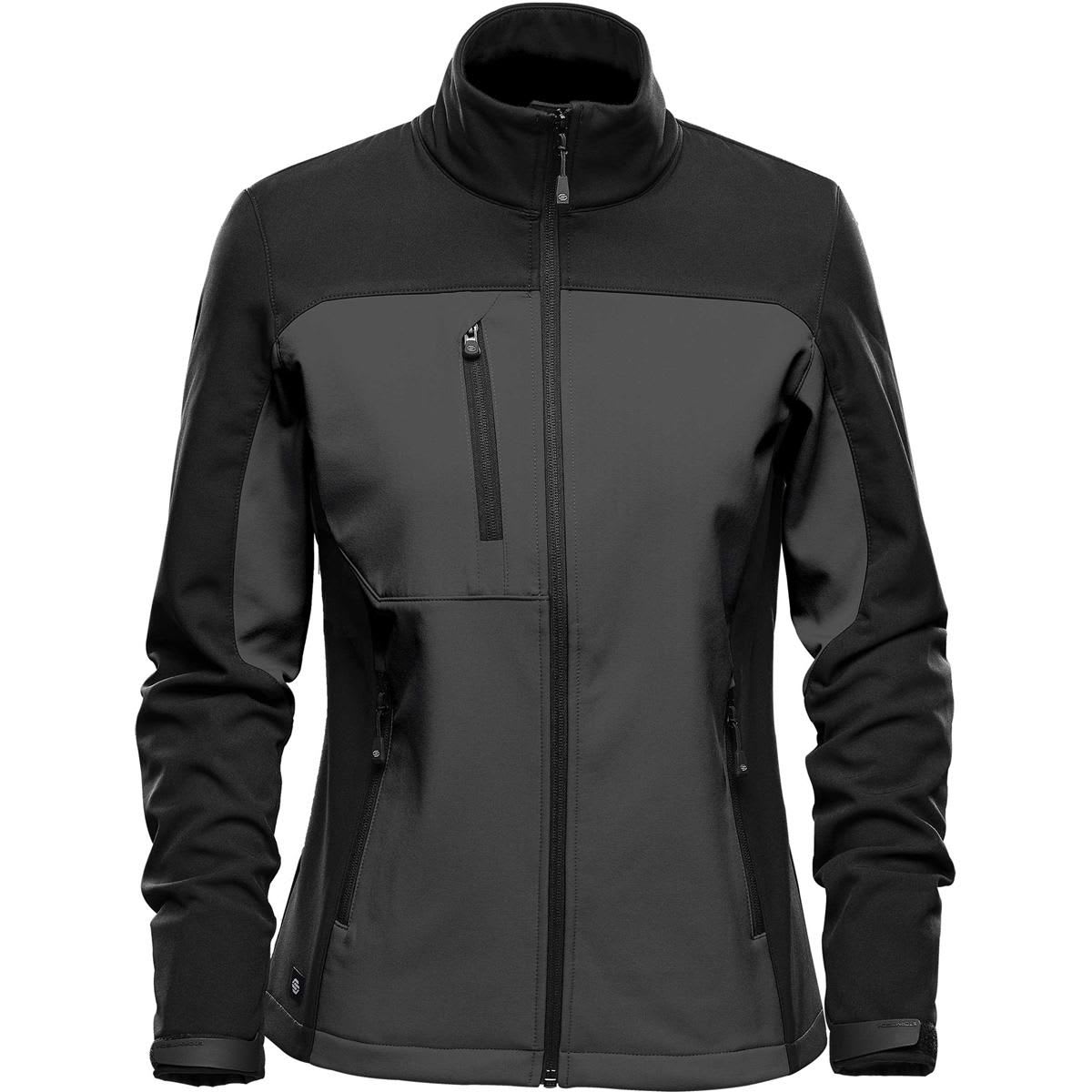 Stormtech, Women's Cascades Soft Shell Jacket - Dolphin/Blck (Size: 2XL)