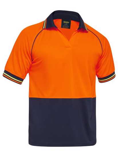 Bisley, Hi Vis Short Sleeve Polo, BK1440 (Each) - - Size: XS