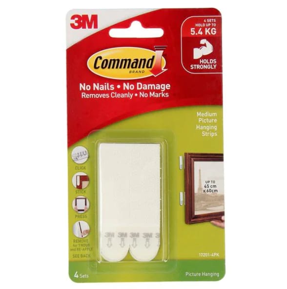 Command Picture Hanging Strips Medium (Pack of 4)
