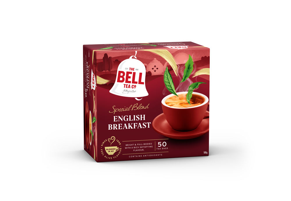 Bell English Breakfast Tagless Tea Bags 50 Tea Bags (Box)