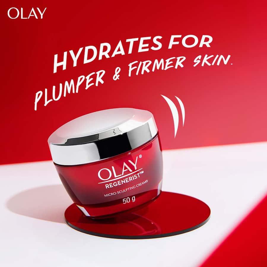 Olay Regenerist Microsculpting Face Cream Moisturiser Fragrance Free 48g