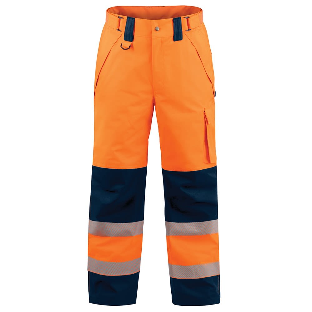 Bison, Extreme Hi Vis Taped Over Trouser, 14005 - Orange/Navy - 4XL