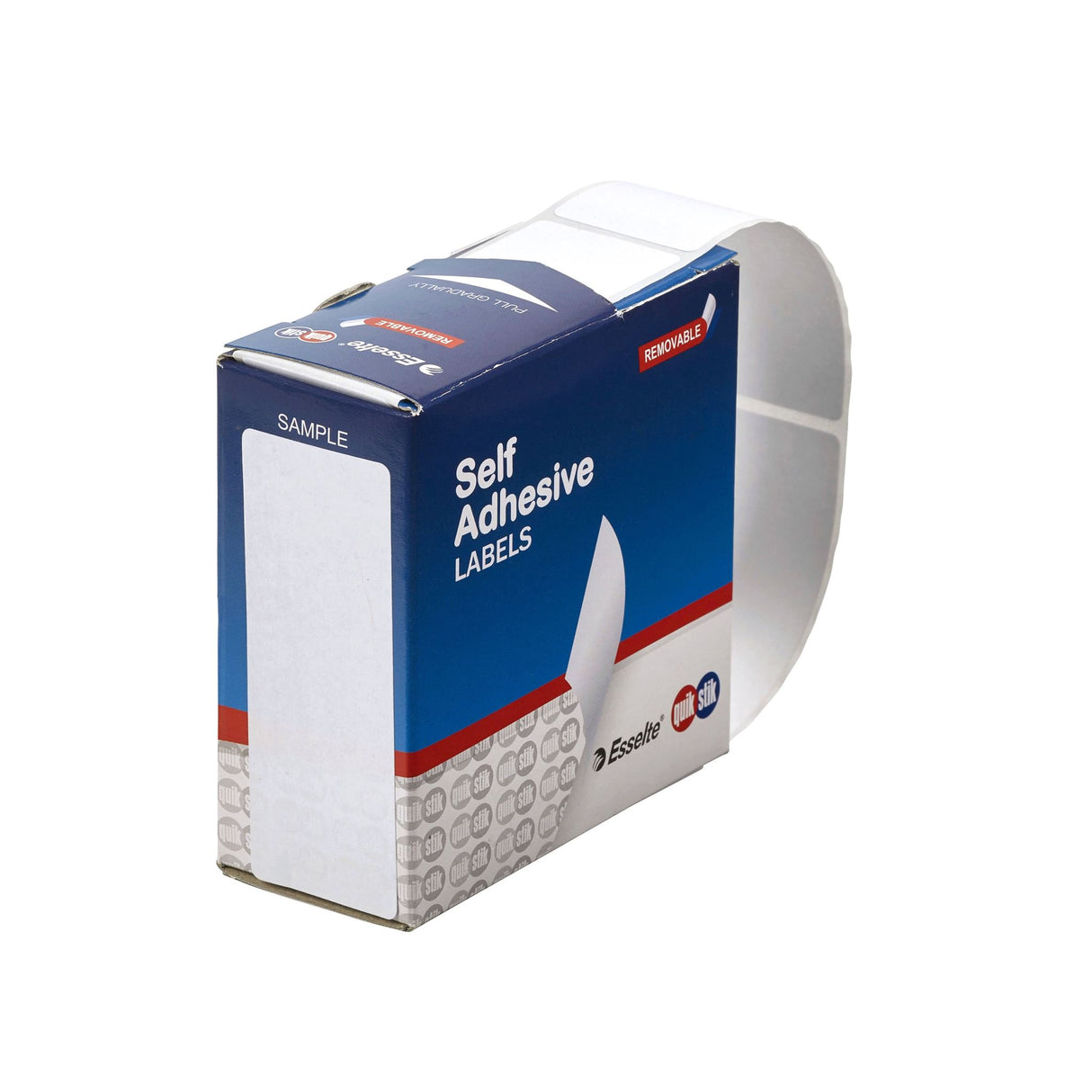 Quikstick Self Adhesive label Rectangle 29mm x 76mm (Box of 180)