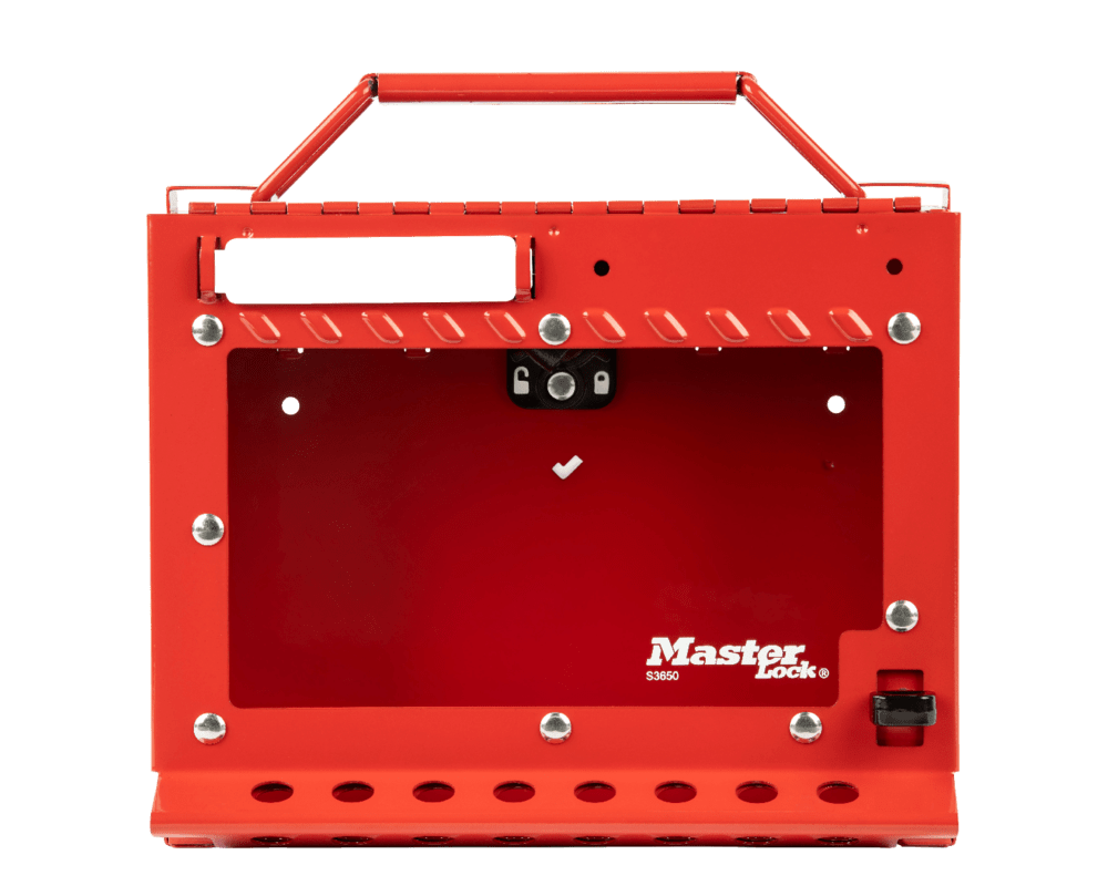 Master Lock S3650 Group Lock Box with Key Window Wall Mounted 15 lock capacity