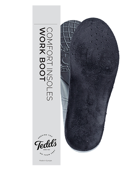 TEDD'S WORK BOOT INSOLES (SIZE 35 - 48) (Pair)