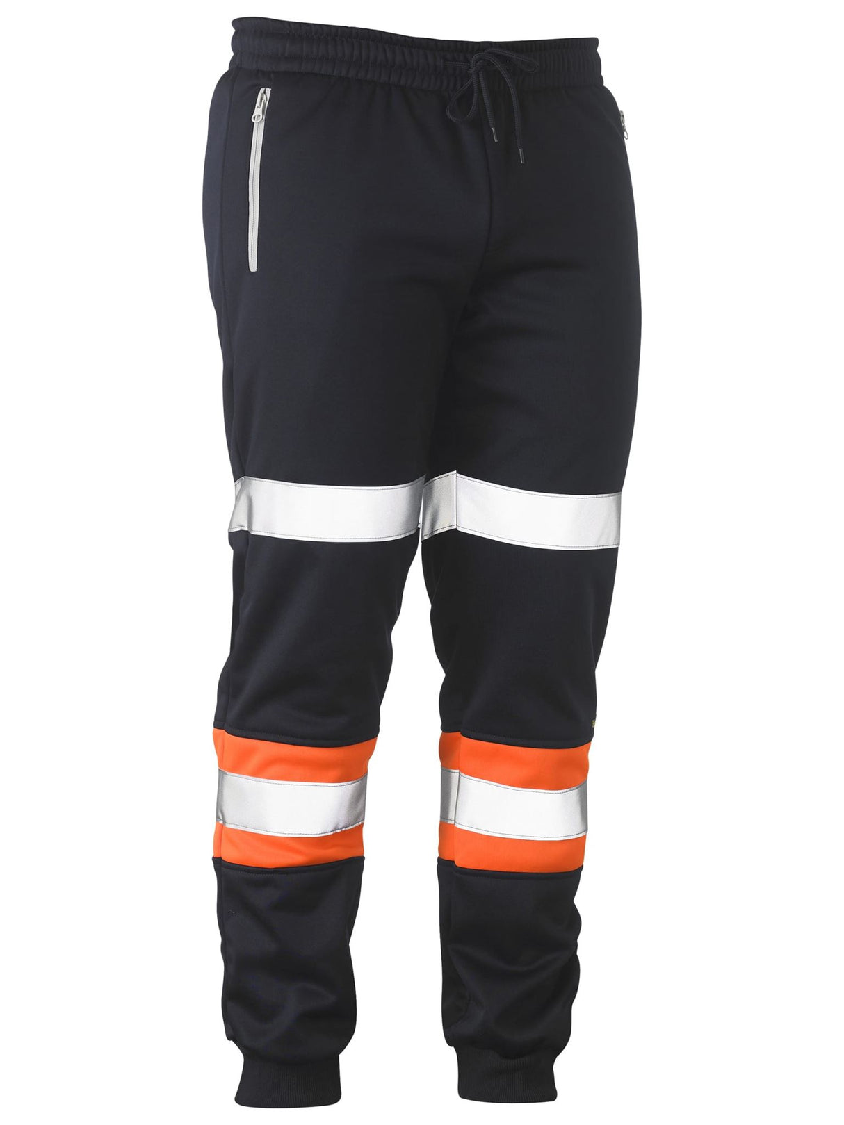 Bisley, Taped Biomotion Track Pant, BPK6202T - Orange/Navy (Size: XL)