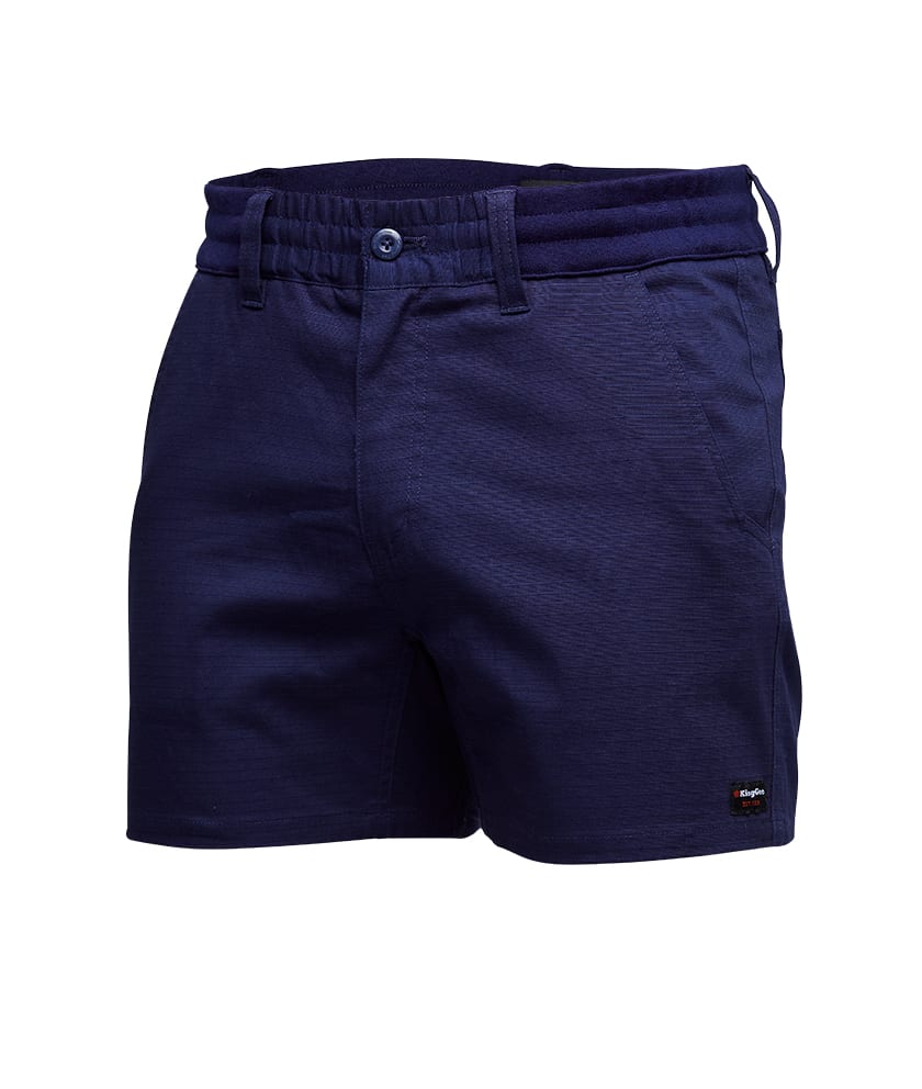 KingGee, Comfort Waist Short Short, K17012 - Navy (Size: 82)