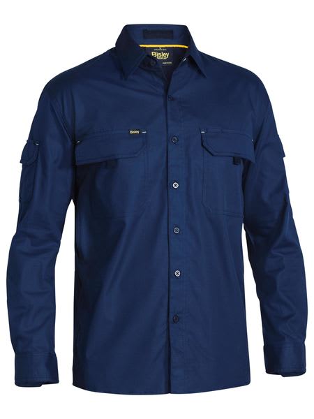 Bisley, X Airflow Ripstop Shirt, BS6414 - Navy (Size: 4XL)