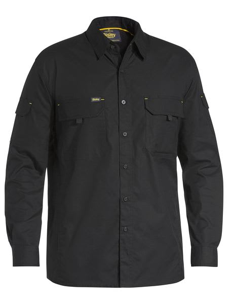 Bisley, X Airflow Ripstop Shirt, BS6414 - Black (Size: 4XL)