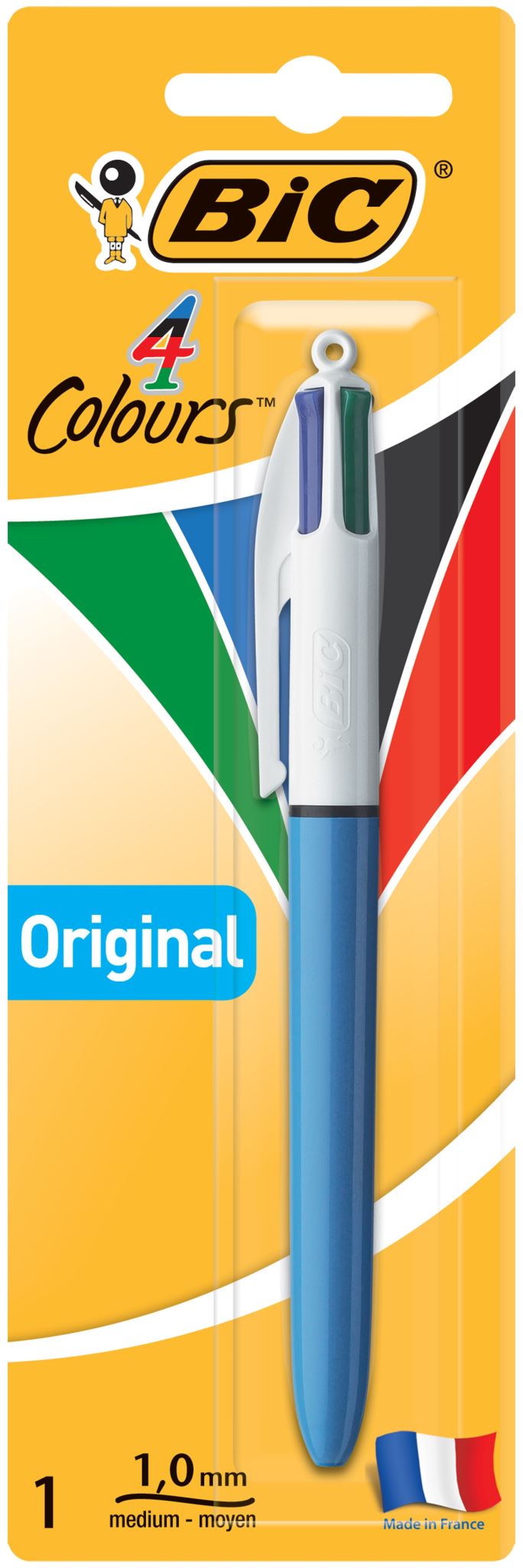 BIC 4 Colour Medium Ballpoint Pen (Each)