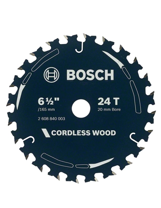Bosch Cordless Wood Circular Saw Blade 165mm - 24T (Each)