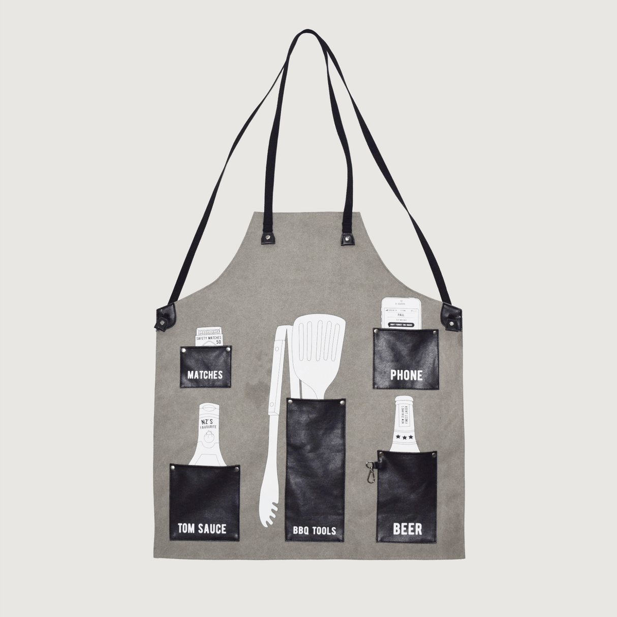 Moana Road - Apron - BBQ - Black - 2 units