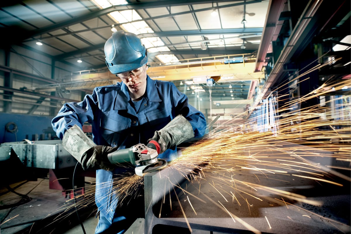 Metabo Angle Grinder Varispd 125mm 1550W