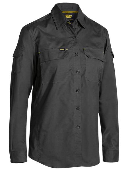 Bisley, Women's Airflow Ripstop Shirt, BL6414 - Navy - 08