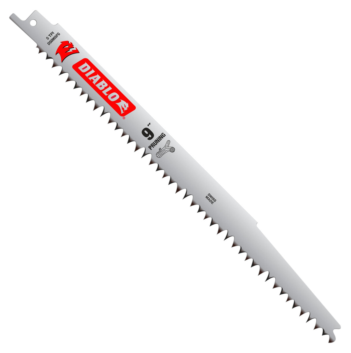 Diablo Fleam Ground Recip Blade for Pruning 9"/229mm Pack of 5 (Pack)