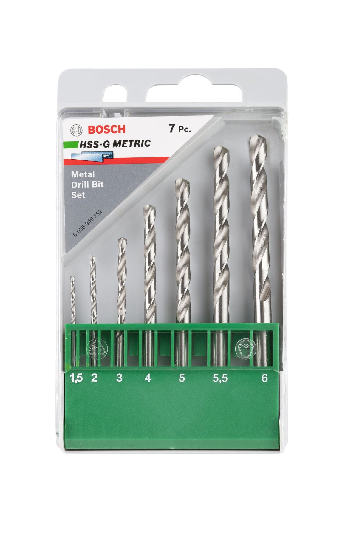 Bosch Twist Drill Set HSS-G 7 Piece (Set)
