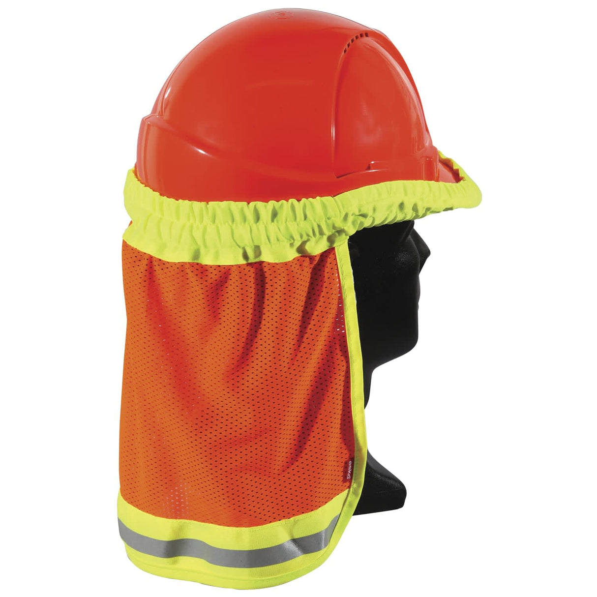 Esko, Helmet Neck Sun Shield - Orange (Size: OSF)