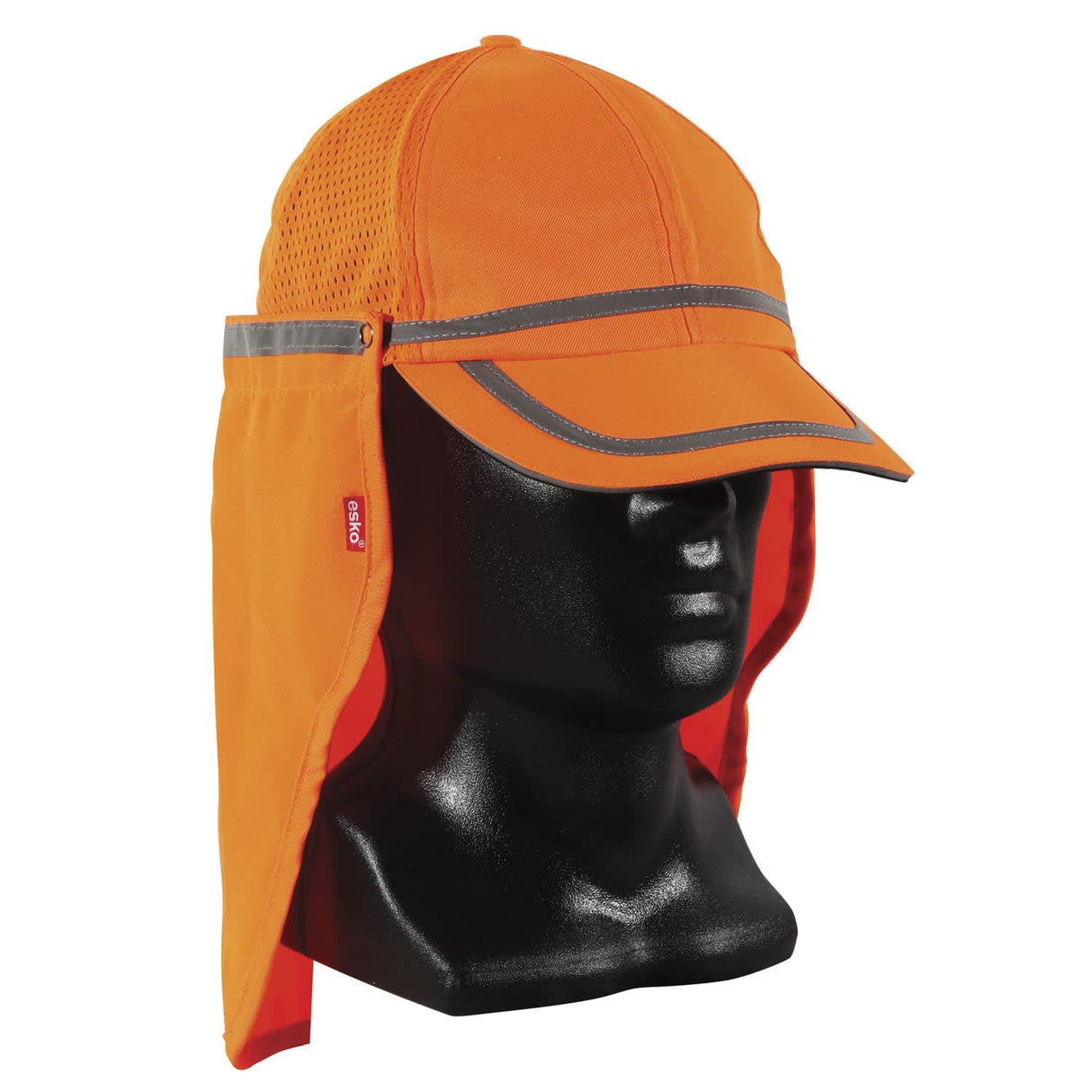 Esko, Hi Vis Baseball Cap with Sun Shield - Orange (Size: OSF)