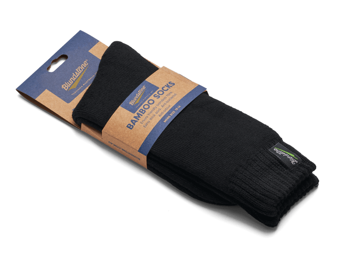 Blundstone Bamboo Socks (Each) - Black (Size: 1/4)