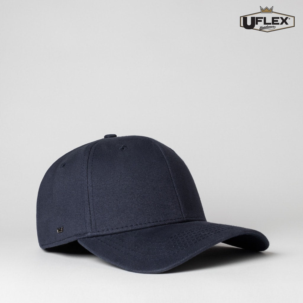 UFlex, Adults Pro Style Cap, U15603 - Navy (Size: L/X)