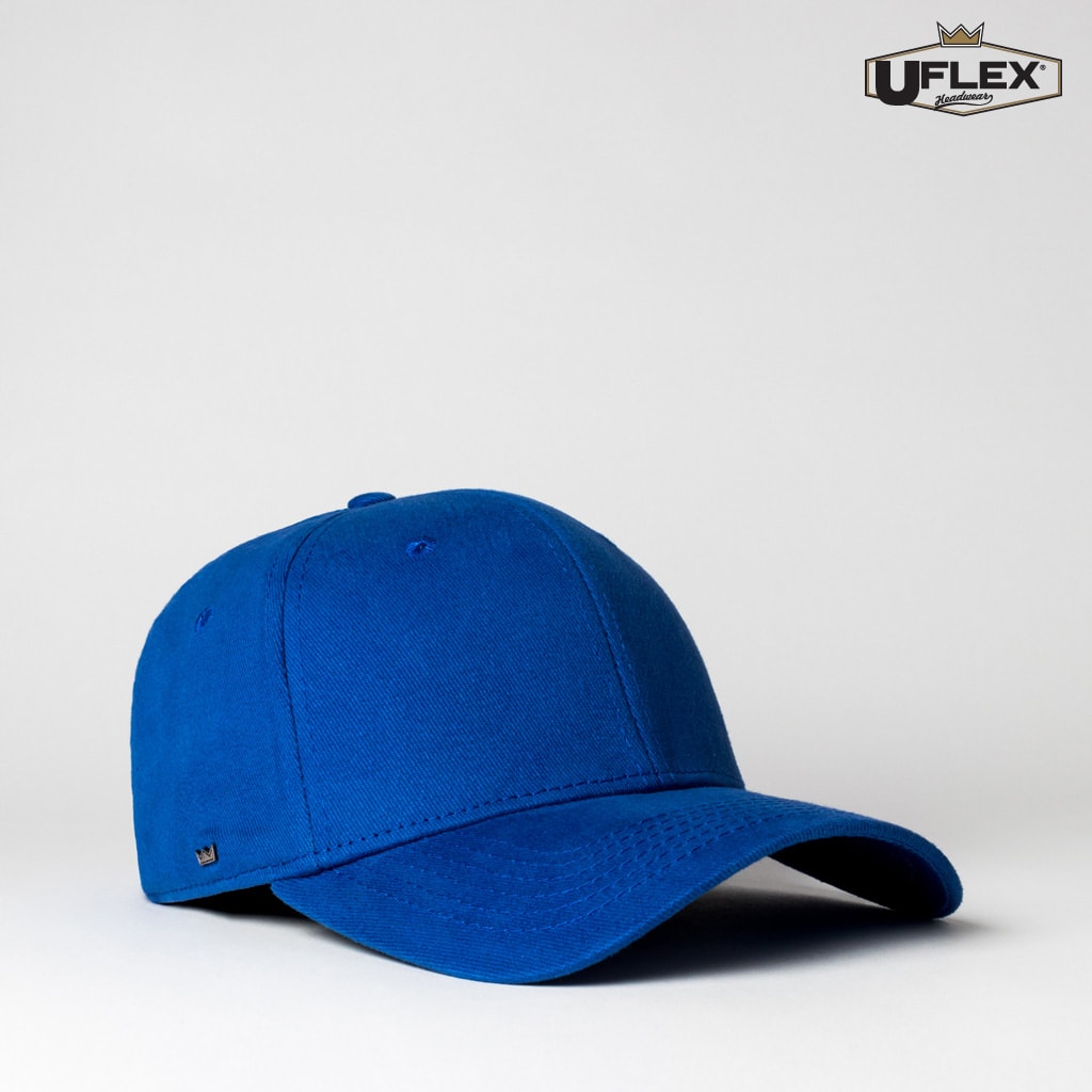 UFlex, Adults Pro Style Cap, U15603 - Royal Blue (Size: L/X)