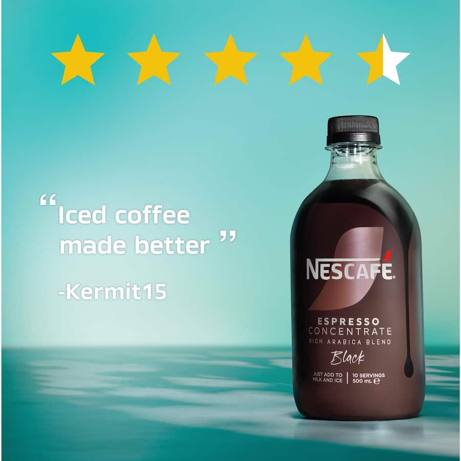 Nescafé Espresso Coffee Concentrate Black Bottle 500mL