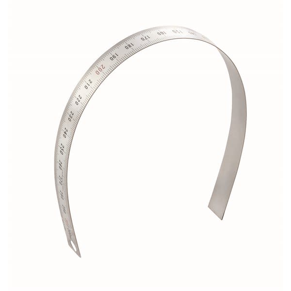 Stainless Steel Single Sided Flexible Rule Metric 1000mm